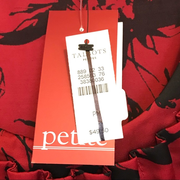 Talbots floral top - Picture 3 of 4